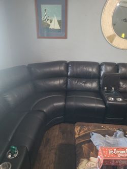 Leather Sectional