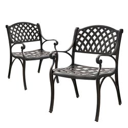 Cast Aluminum Chair Set