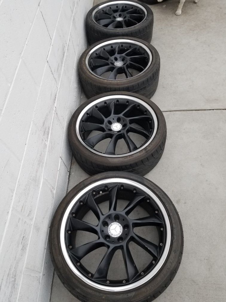20 inch authentic lorinser LM6 2 piece rims 5x112 Mercedes