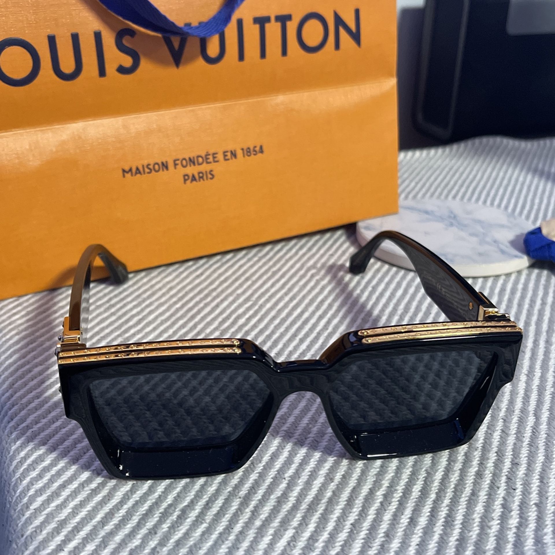 Louis Vuitton White Millionaire Sunglasses – I MISS YOU VINTAGE