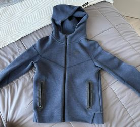 Nike Tech Fleece 2-Piece Set Kids Medium Blue Matching Hoodie & Joggers