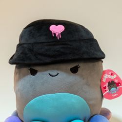 Squishmallows Yoko the Charcoal Grey Octopus 12"