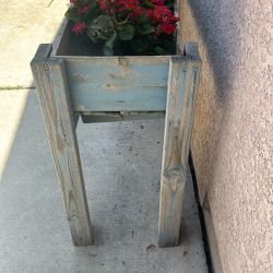 Box And Plants $25