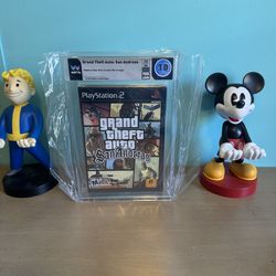 Ps2 Grand theft auto san andreas GRADED 10 WATA