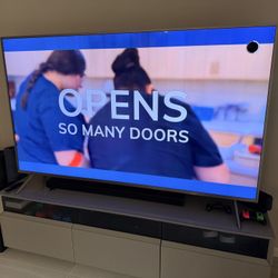 Samsung 75” 4K Smart TV (UN75MU8000) Works Great