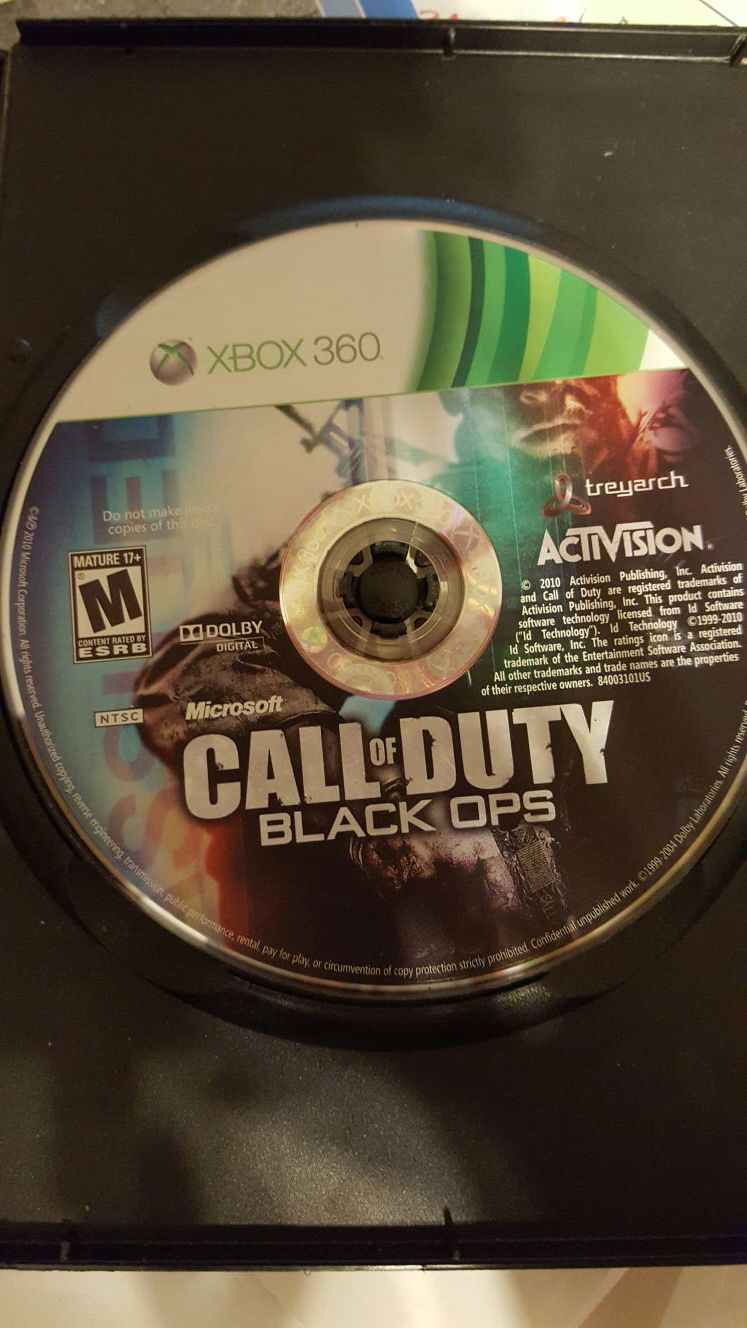 XBOX 360 CALL OF DUTY BLACK OPS IV - mirror image