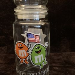 Vintage M&M Candy Jar 1984 Olympics Los Angeles 
