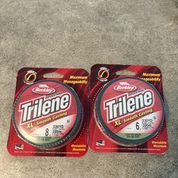 Trilene fishing line one for a pound test other school 6 pound test