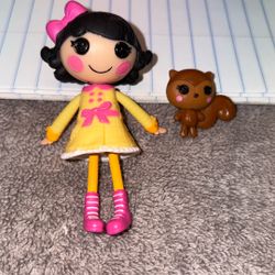 Lalaloopsy Mini Doll  Snowy  fairest  & Pet
