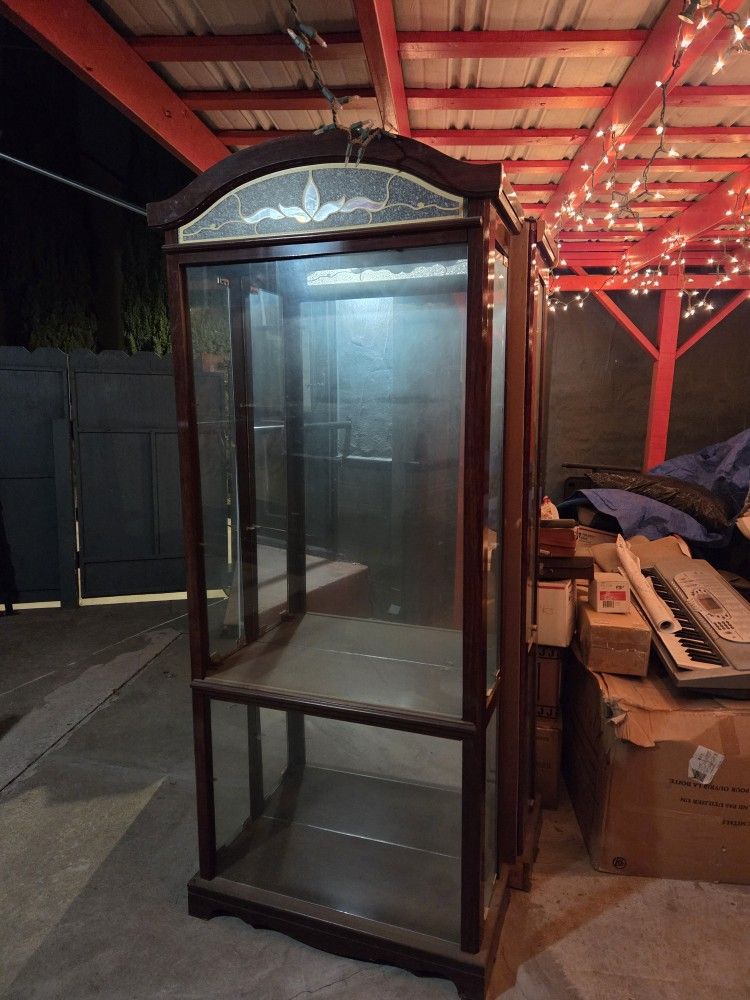 Glass Cabinet set Of 2