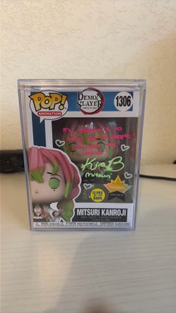 Demon slayer Funko pop sign by Kira Buckland