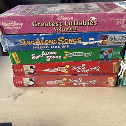 Disney Singalong Songs VHS