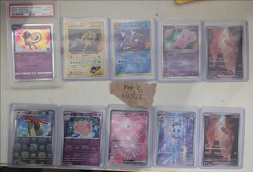 Japanese Pokemon slabs raw