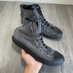 Converse All Star Chuck Taylor Sneaker Black Men Sz 8  High Top Unisex CT Shoes