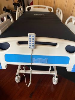 Premium 5 Function Full Electric Hospital Bed ICU Medical Bed 550LBS Loads