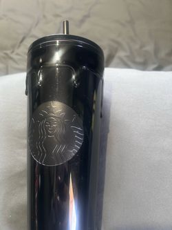 Starbucks Black Tumbler with Straw 24oz