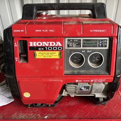 Honda Generator Ex1000