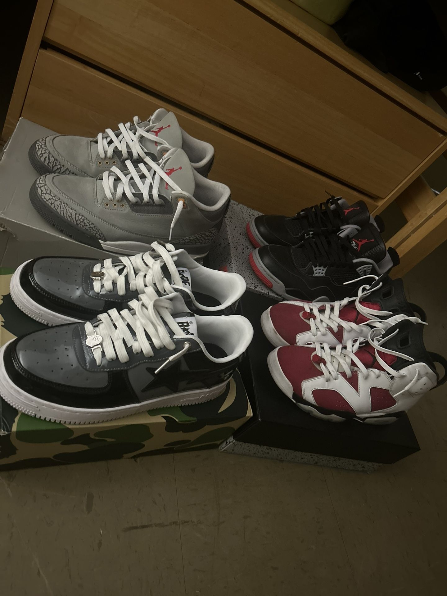 Multiple shoes