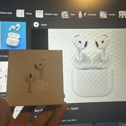 Apple AirPods (4th Generation) Wireless Earbuds with Active Noise Cancellation)