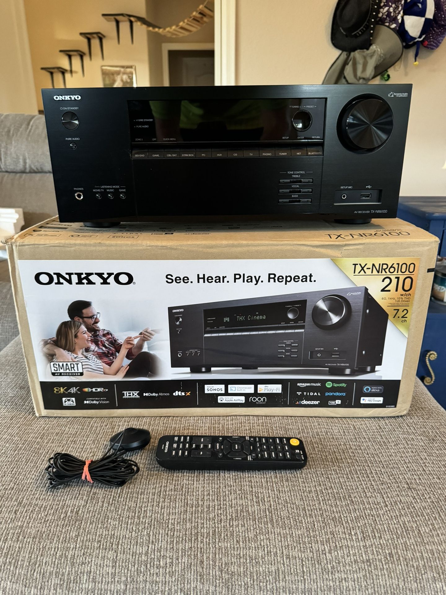 Onkyo TX-NR6100 7.2 Channel Receiver