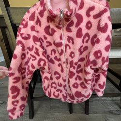 Women’s Leopard Sherpa jacket