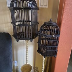 Wood Bird Cages