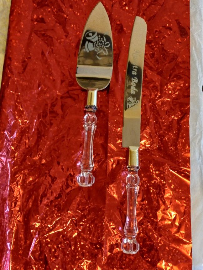 Nuestra Boda Cake Server 