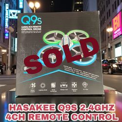 HASAKEE Q9S 2.4GHZ 4CH REMOTE CONTROL DRONES $39.99