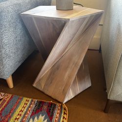 Octagon End Table