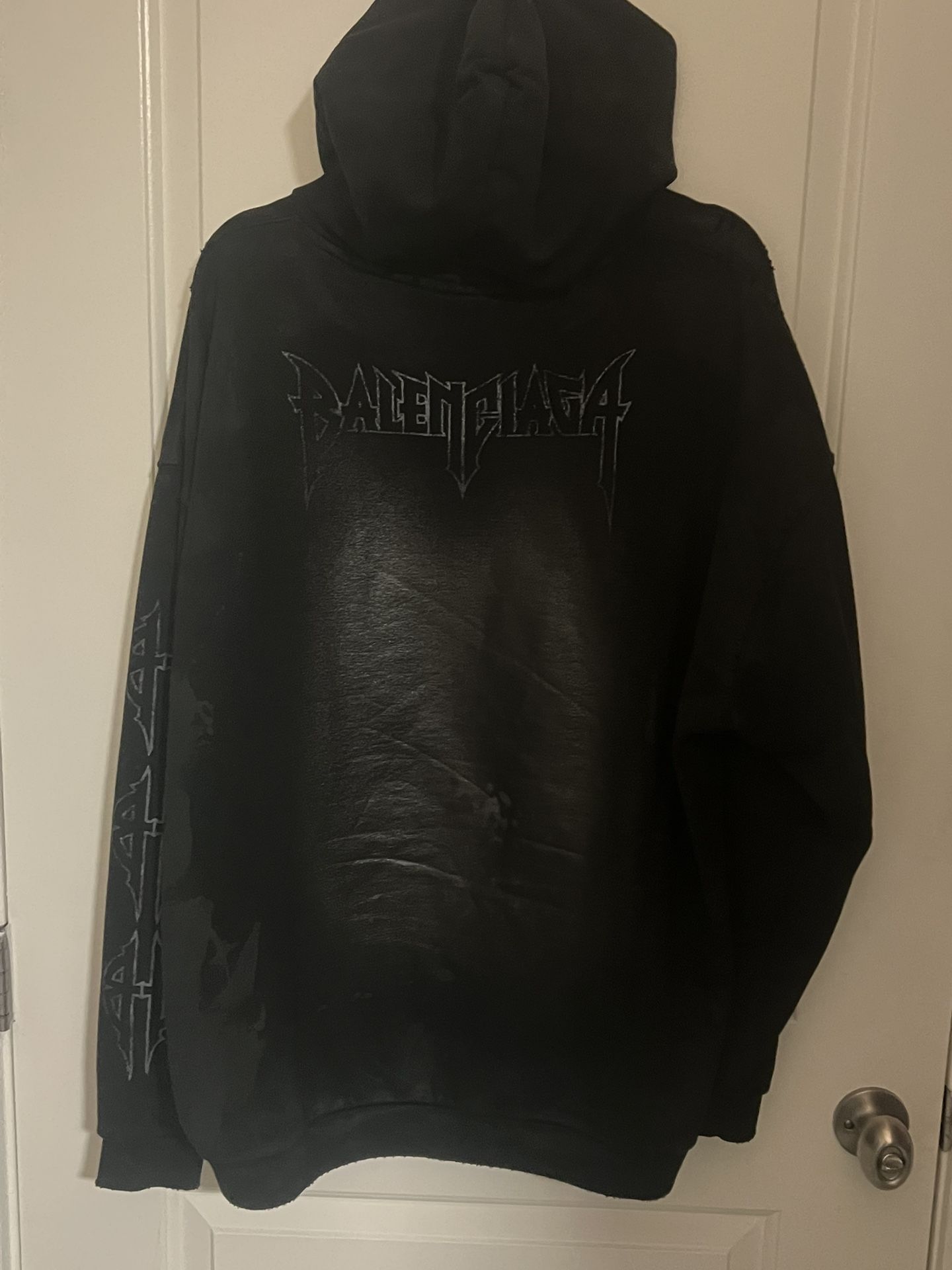 Balenciaga Paris Moon No Pocket Hoodie