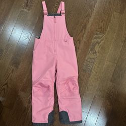  Kids Little Boys Girls Winter Snow Bibs, Waterproof