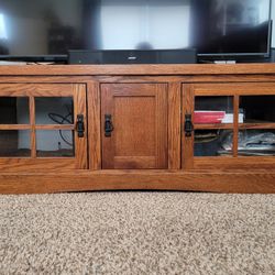 Solid Wood TV Stand / Storage