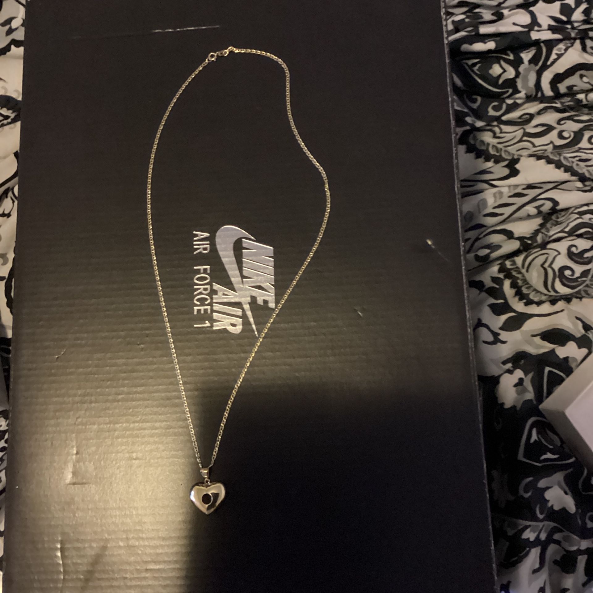 10k Real Gold Chain With Pendant