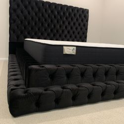 New In Box Bed Frame With Mattress (read description) Look At All Pictures 