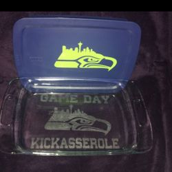 Seahawks Game Day Kickasserole Dish 