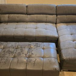 Grey Sectional-   FREE
