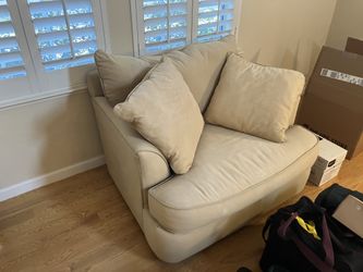 sofa and arm chair