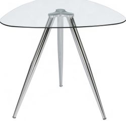 Round Top Glass Dinning Table