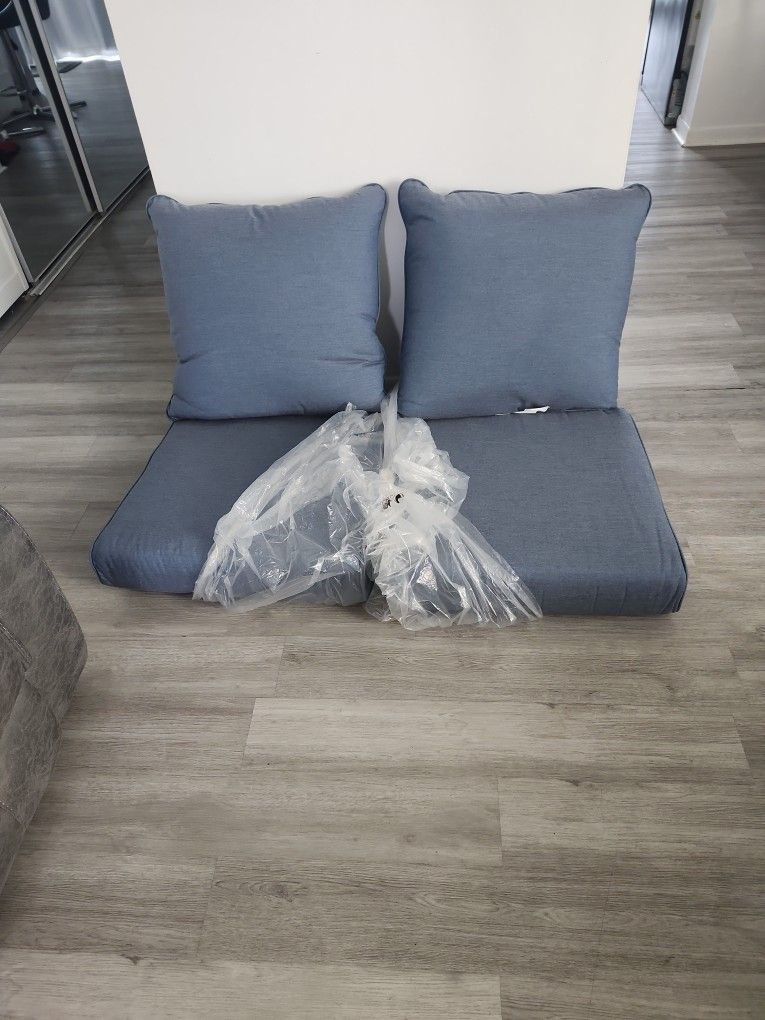 outdoor chairs cushions for 2