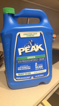 New 50/50 Antifreeze Coolant Green / For Cars/