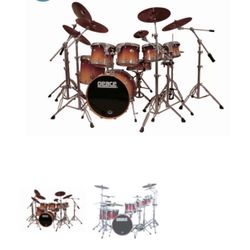 Peace DNA Maple Drum Set - Lacquer Finish