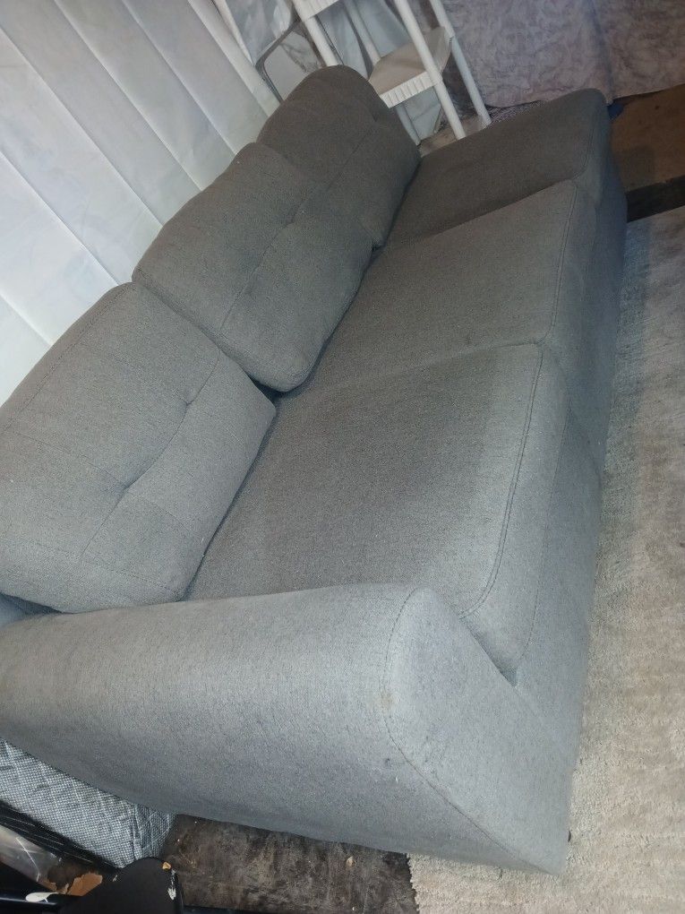 Stonnenessse Sectional Chaise Sofa Grey, Used ~ $100