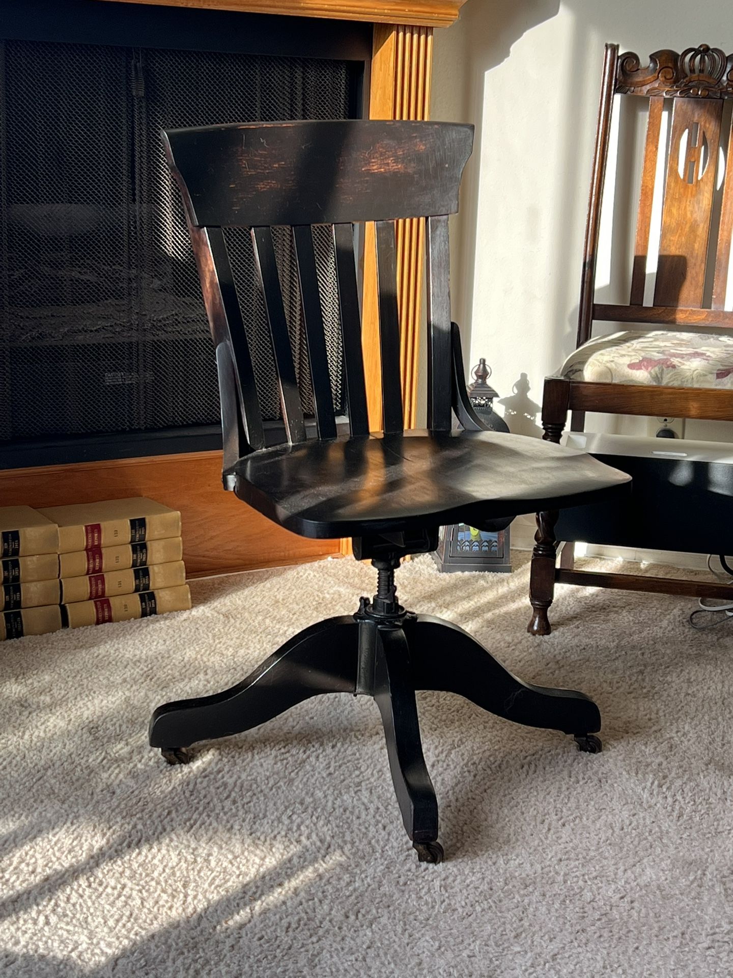 Antique Heywood Wakefield Desk Chair