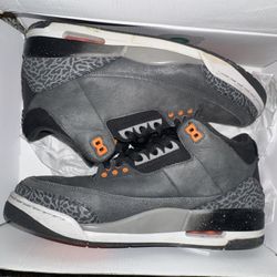 Retro Air Jordan 3’s OG CHASE B NIGHT STADIUM size 10.5