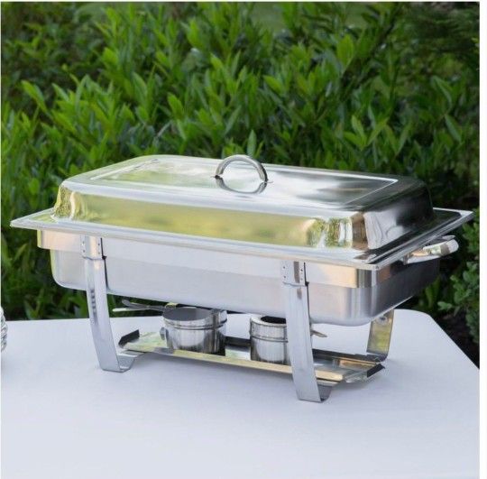 Chafing Dish Buffet Set 10 Qt Stainless Steel for Parties, Dinners, Catering, Buffet and Weddings


