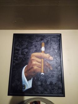 Canvas painting great shape