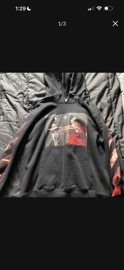 Offwhite hoodie black/red size med #offwhite #designer