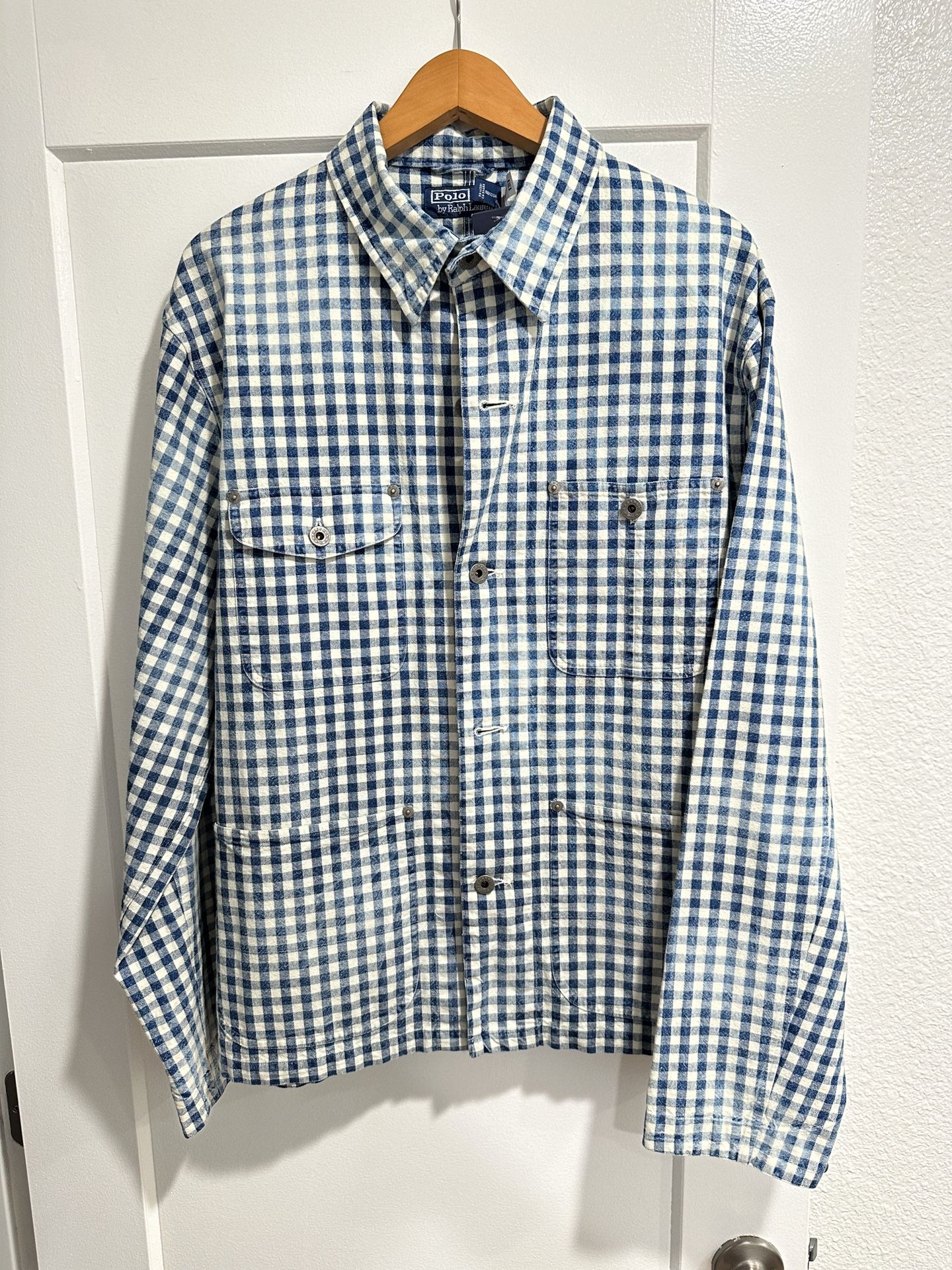 Polo Ralph Lauren Indigo Plaid Over shirt