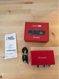 Focusrite Scarlett solo audio interface