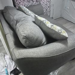 Gray Loveseat